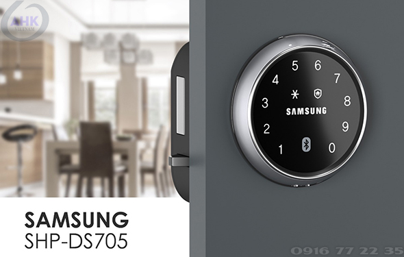 Đánh giá chi tiết khóa cửa điện tử Samsung SHP-DS705