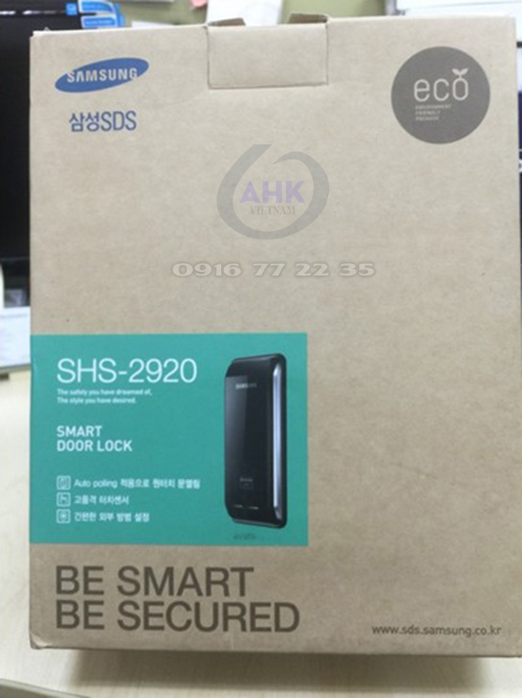 Khóa cửa điện tử Samsung SHS - 2920 - Giải pháp tối ưu cho nhà trọ