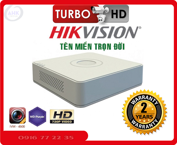 Thông số kỹ thuật đầu ghi hình Hikvision DS-7104HGHI-F1